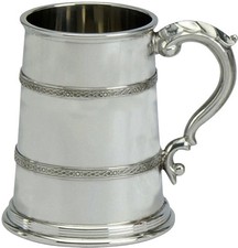 Pewter Tankard Handmade Celtic