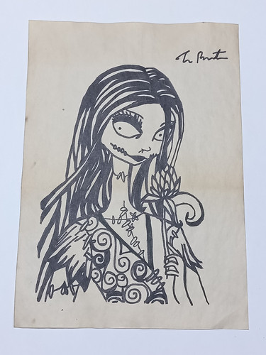 Tim burton drawing paper - tim,