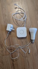 2 x Philips Hue A60 9W Smart WiFi 806 Lumen LED Bulbs And a Philips Hue HUB 2.1