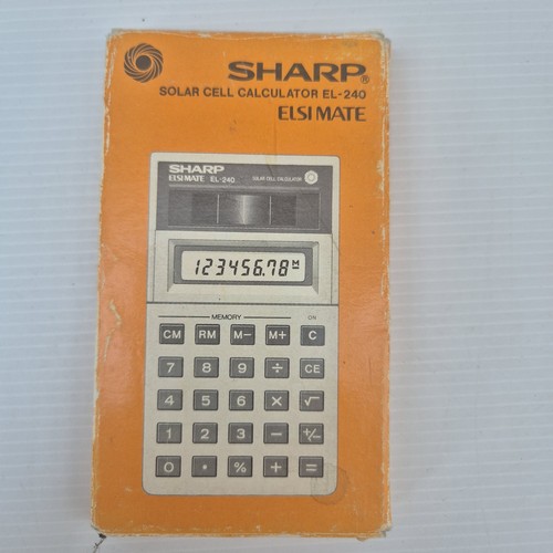 Vintage sharp elsi mate - sharp, el-240