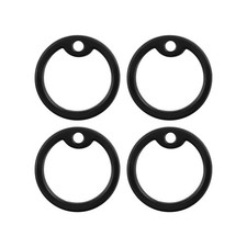  4 Pcs Dog Id Tag Tags for Pets Engraved Collar Rings License Silencer