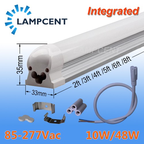 10pcs integrated led tube - 10pcs,