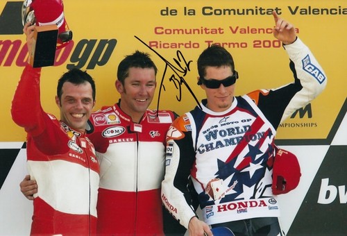 Troy bayliss hand signed - troy, 12x8