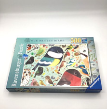 Ravensburger Our British Birds 500 Piece Jigsaw Puzzle Used Complete