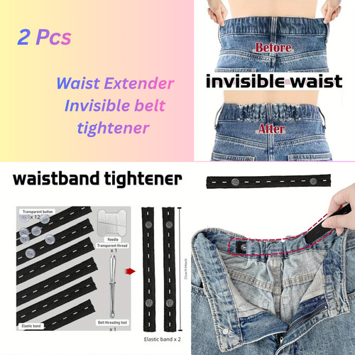 Waist extender invisible - extender, belt