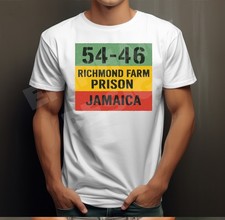 54-46 Toots And The Maytals Inspired  T-Shirt Reggae Classic Rastarfari Irie