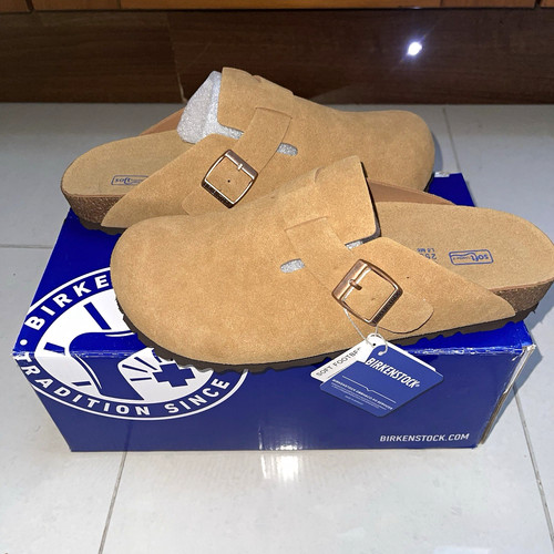 Birkenstock suede clog - birkenstock,