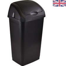 60L Black Rectangular Swing