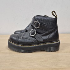 Dr Martens Devon Flower Black