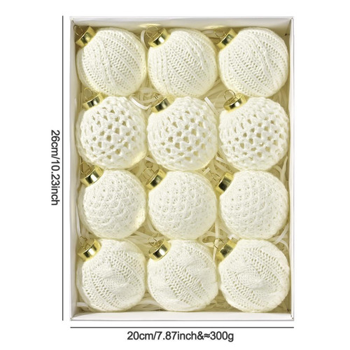 Knitted christmas ball - knitted,