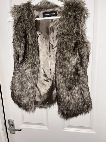 Warehouse faux fur - gilet, size