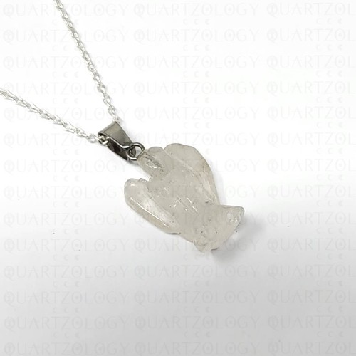 Angel necklace crystal pendant - angel,