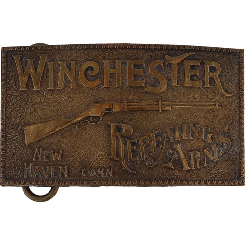 Brass winchester firearm rifle - winchester,