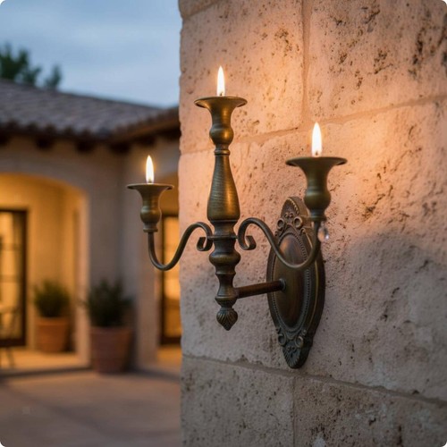 Pieces vintage bronze wall - pieces,