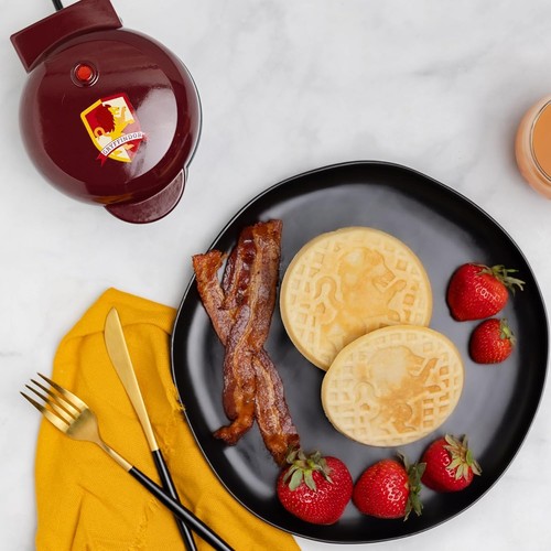Mini waffle maker non - mini, stick
