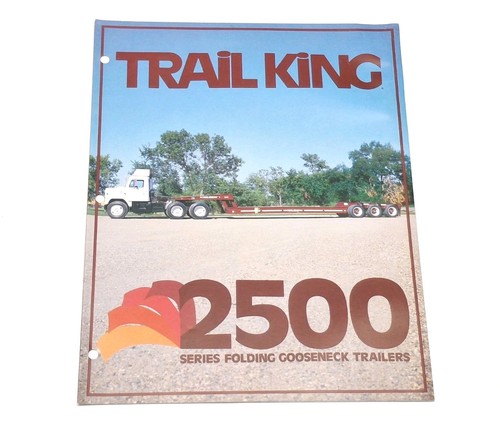 Trail king 2500 gooseneck - trail,