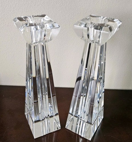 Waterford candle holders - 2,