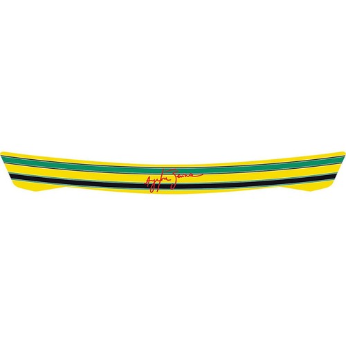 Ayrton senna helmet visor - ayrton,