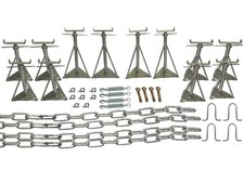 Static Caravan Axle Stands complete Siting Kit for Concrete Base Mobile Home
