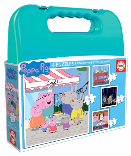 Educa peppa pig suitcase - pig,