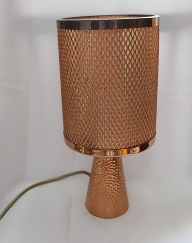 Vintage copper table lamp