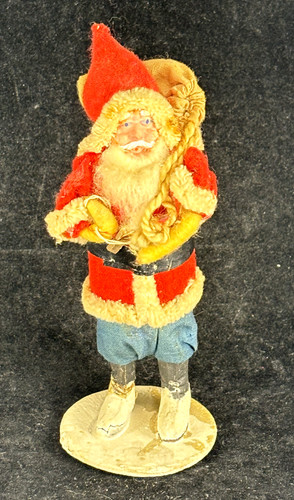 Vintage standing santa with - vintage, 6"