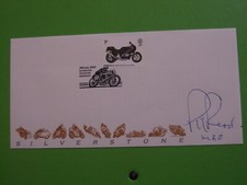 SILVERSTONE FDC COVER 2005 SIGNED MOTORBIKE RACER PHIL READ
