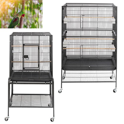 Rolling parrot bird cage finch - rolling,