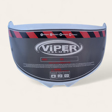 REPLACEMENT VISOR FOR ViPER RSV345, 3GO E335 HELMETS MOTORCYCLE CHROME CLEAR