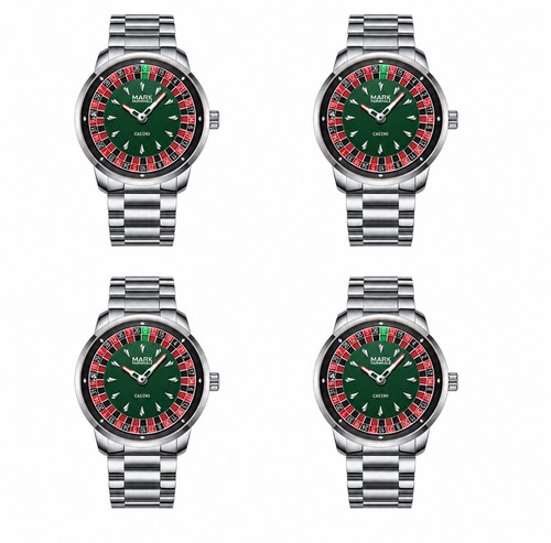 Casino roulette watch with - casino,