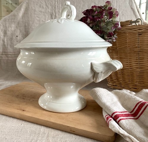 Antique 19th french - french, white