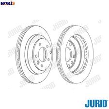 2x BRAKE DISC 562393JC-1 FOR