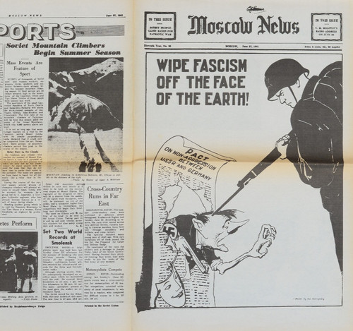 Vintage original moscow news - vintage,