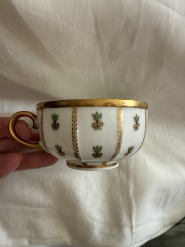 Antique limoges cup martial - cup,