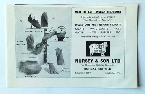 Original advert for - original, nursey