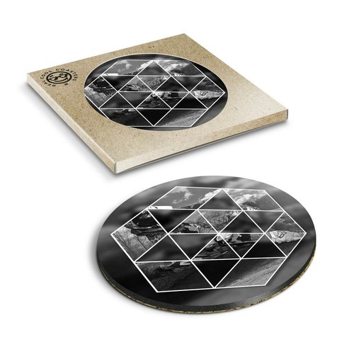 Boxed round coasters - round,