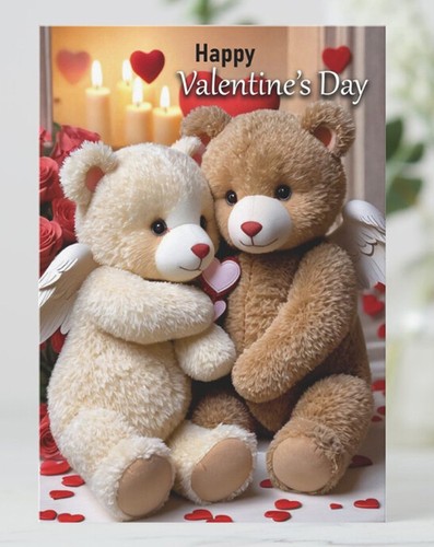 Cute teddy bears valentine - -, valentine's