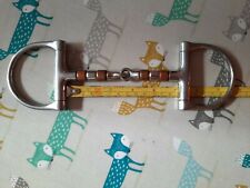 5" Copper Roller D Ring Horse Bit.