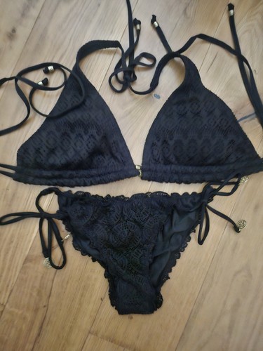 Black crochet bikini - h&m,