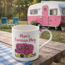 Boxed Ceramic "Mum's Caravan