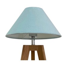 Lampshade Duck Egg Blue Velvet