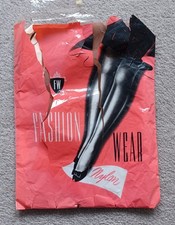Vintage Fashion Wear 1940s Nylon Stockings With Seams Mid/dark Brown
