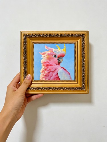Pink cockatoo bright - pink,