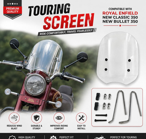 Touring screen wind shield - wind,