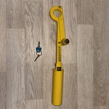 Autolok Gearstick/ Handbrake Lock yellow car manual transmission 