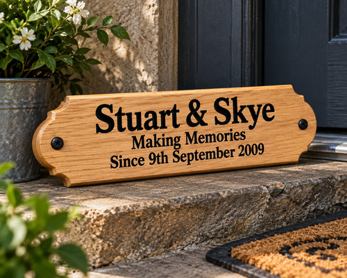 Personalised carved wooden - carved,