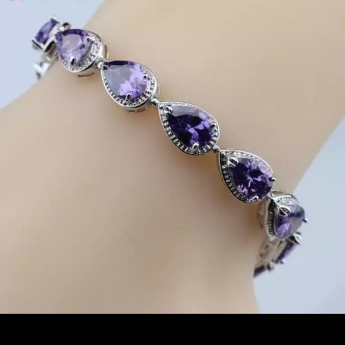 925 sterling silver purple - silver,