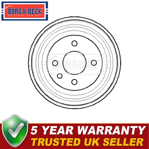 Borg beck rear brake drum - &,