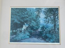 Framed Print ‘Above Balshando’ 1988. From Watercolour James McIntosh Patrick
