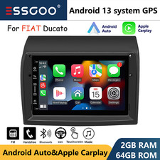 For 2-DIN Citroen Relay Fiat Ducato 2007-2015 2+64GB Android12 Car Radio Sat Nav